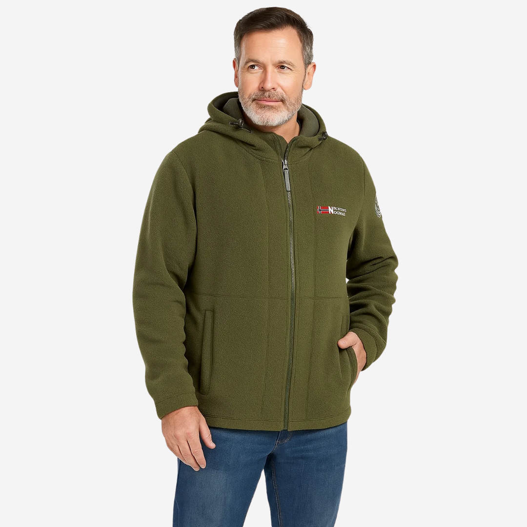 Fleecejacke Herren - Winddicht & Atmungsaktiv - Stehkragen