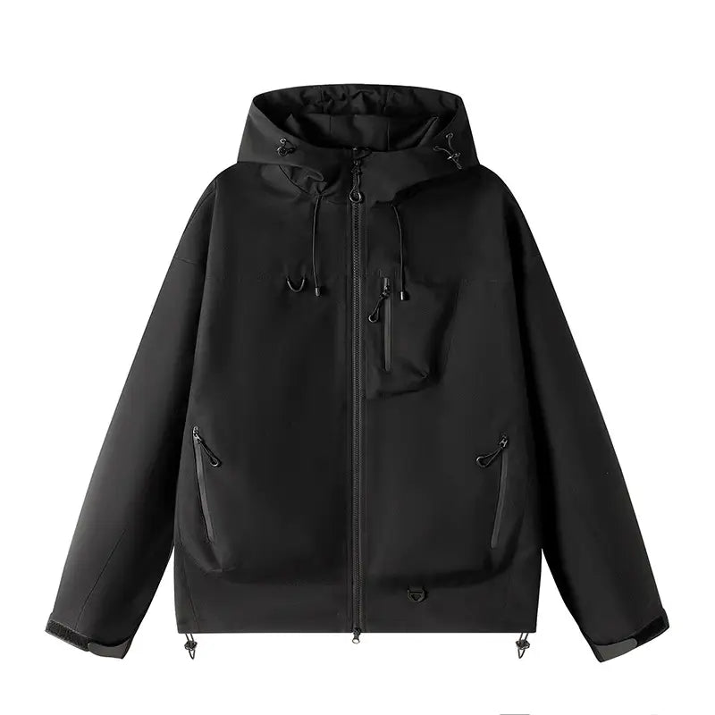 Regenjacke Damen mit Kapuze - Wasserabweisend - Netzfutter