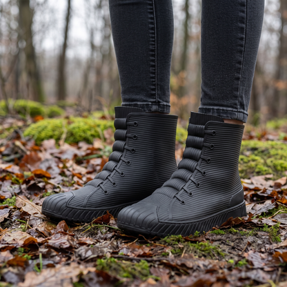 Gummistiefel Damen & Herren - Sneaker-Optik - Rutschfeste Profilsohle