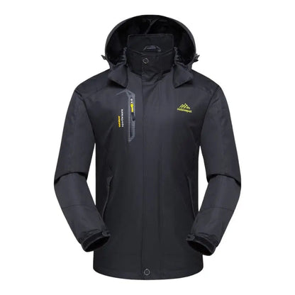 Regenjacke Herren - Wasserabweisend & Winddicht - Abnehmbare Kapuze