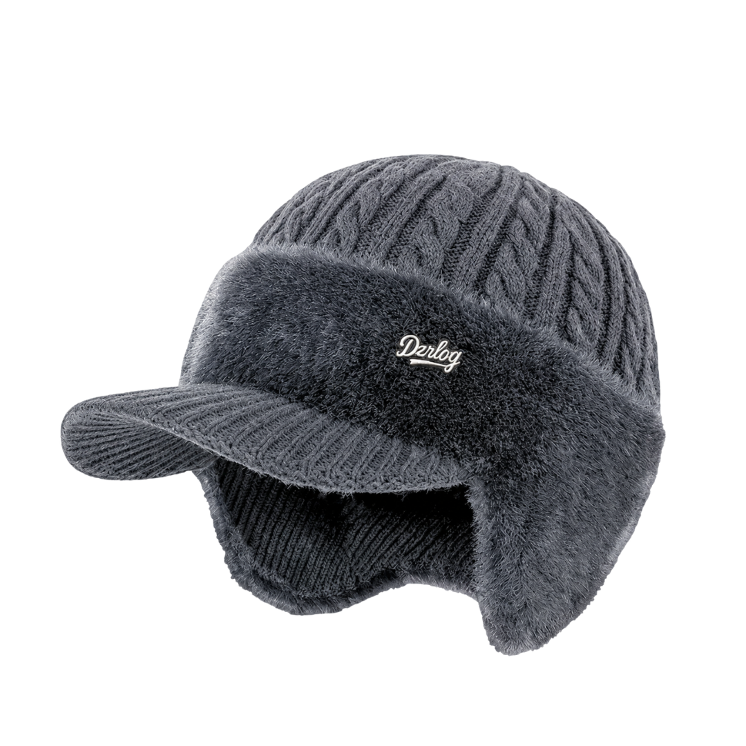 Wintermütze herren – Wintermütze Herren mit Schirm und Ohrenklappen