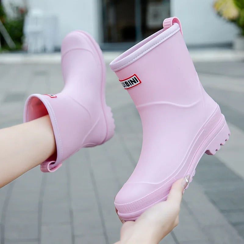 Gummistiefel Damen Halbschaft Wasserdicht & Rutschfest