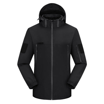 Übergangsjacke Herren - Abnehmbare Kapuze - Fleecefutter