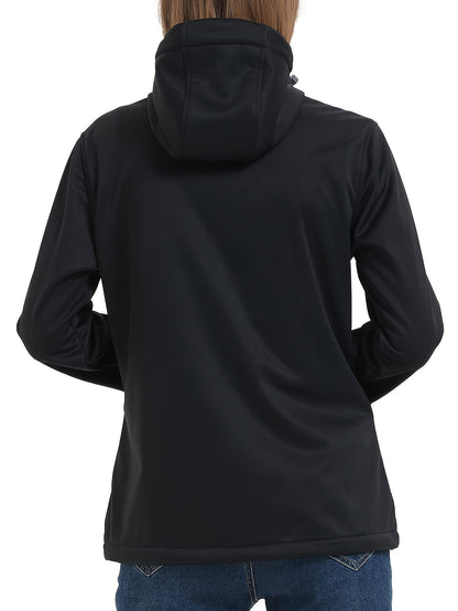 Softshelljacke Damen - Mit Fleecefutter - Verstellbare Kapuze