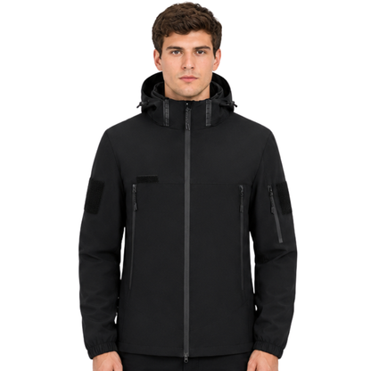 Übergangsjacke Herren - Abnehmbare Kapuze - Fleecefutter