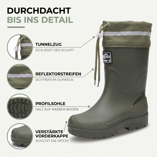 Gummistiefel Herren halbhoch wasserdicht