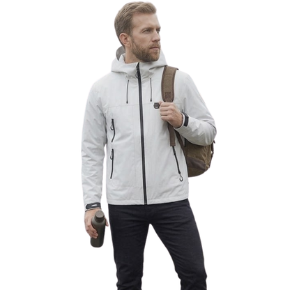 Wanderjacke Herren - Wasserdicht 5.000 mm - Fest sitzende Kapuze