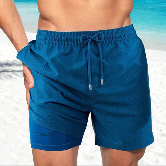 Herren Badeshorts - Schnelltrocknend - Mit Innenslip