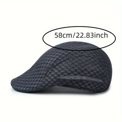 Herren-Mesh-Cap - Atmungsaktiv - Ivy-Stil