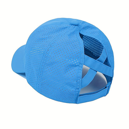 Unisex-Pferdeschwanz-Cap - Schnelltrocknend - Verstellbar