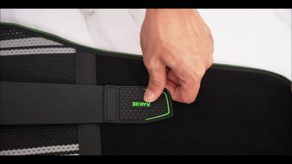 Rückenbandage mit Massage-Pad - Atmungsaktiv & Verstellbar - Inkl. Verlängerungsgurt - Produktbild