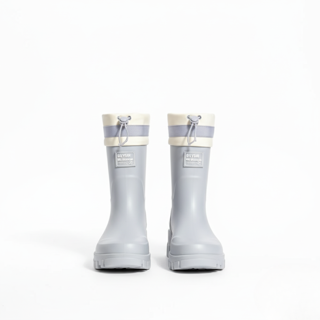 Gummistiefel Damen halbhoch - Plateausohle - wasserdicht