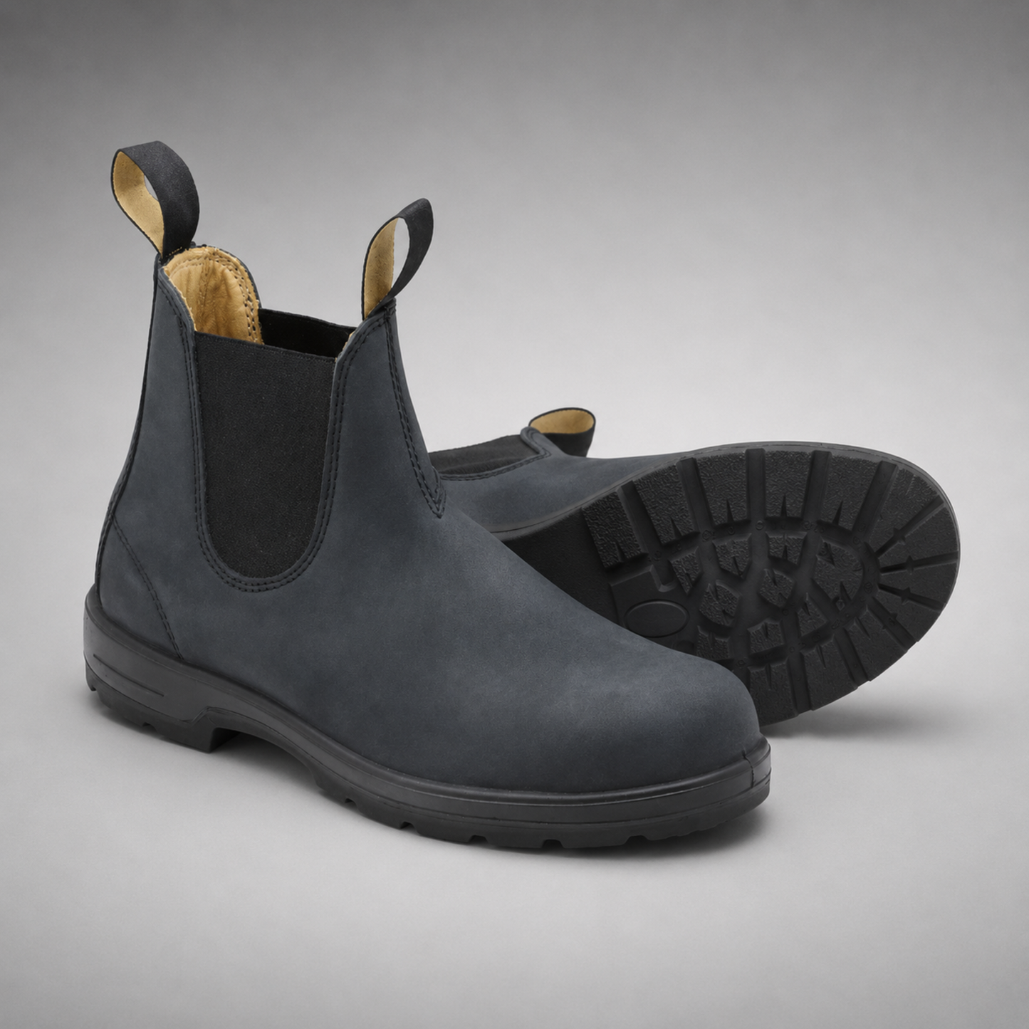 Chelsea Boots Herren - Slip-On - gepolstertes Fußbett