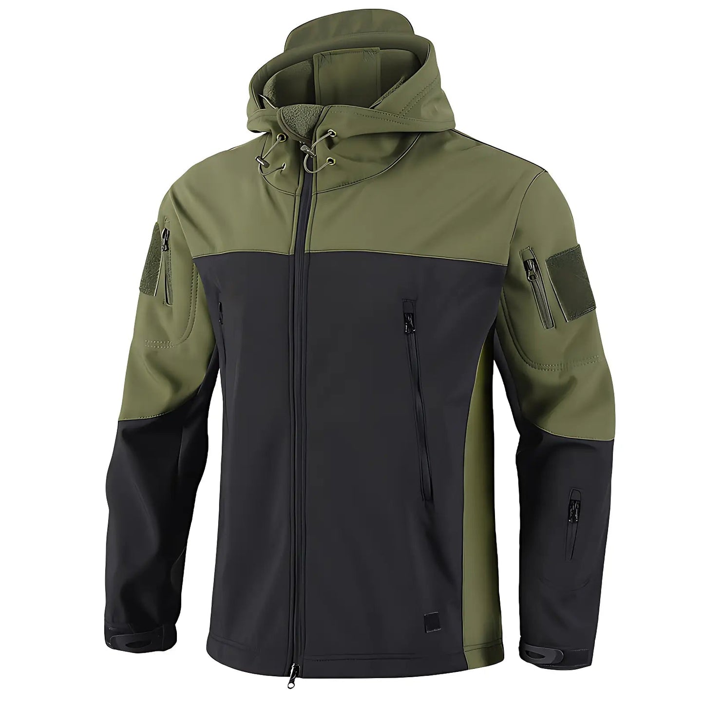 Softshelljacke Herren - Fleecefutter - Taktisches Design mit Kapuze