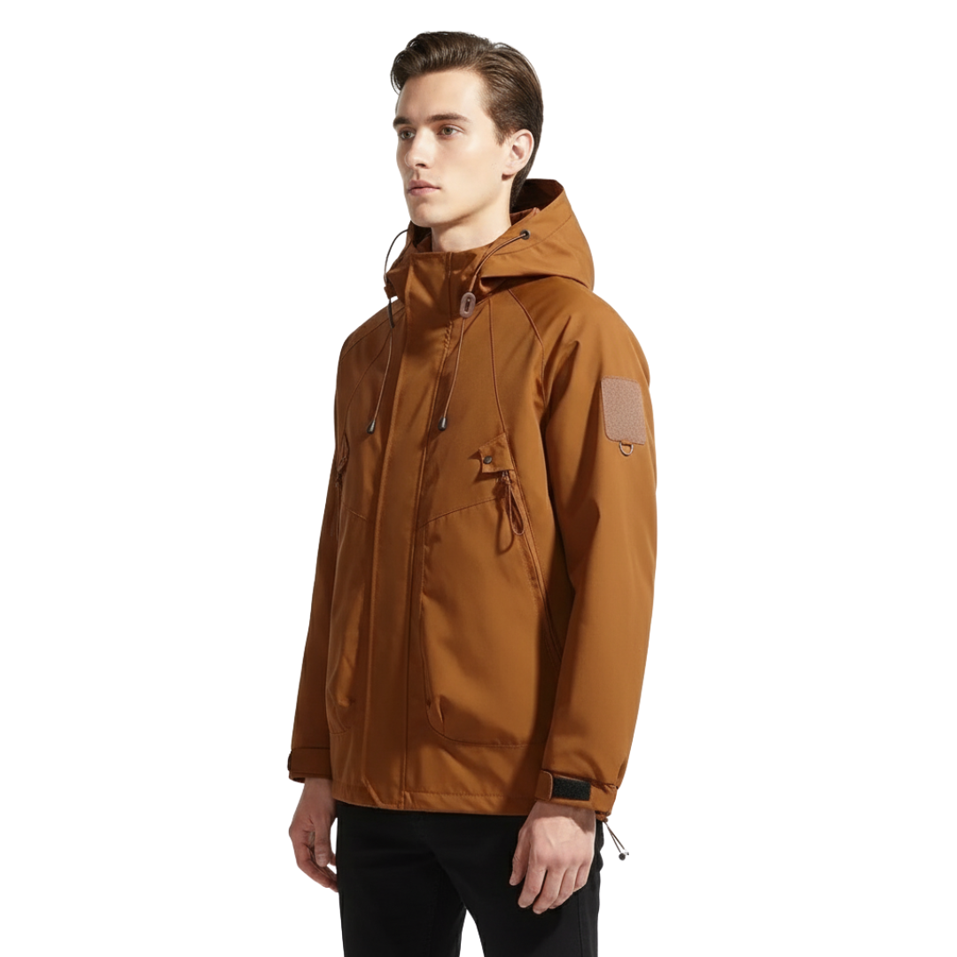 Windbreaker Unisex Wasserdicht - Übergangsjacke mit Kapuze, 5 Farben