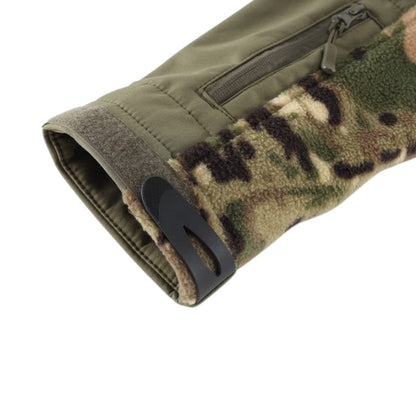 Fleecejacke Herren - Taktisch mit Kapuze - Camouflage & Uni