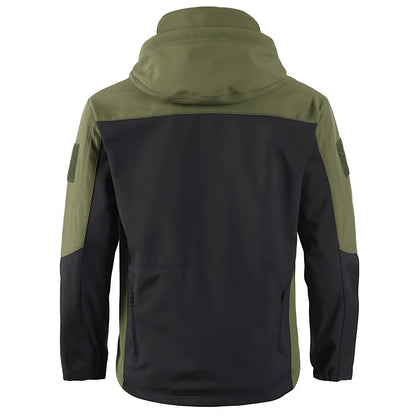 Softshelljacke Herren - Fleecefutter - Taktisches Design mit Kapuze