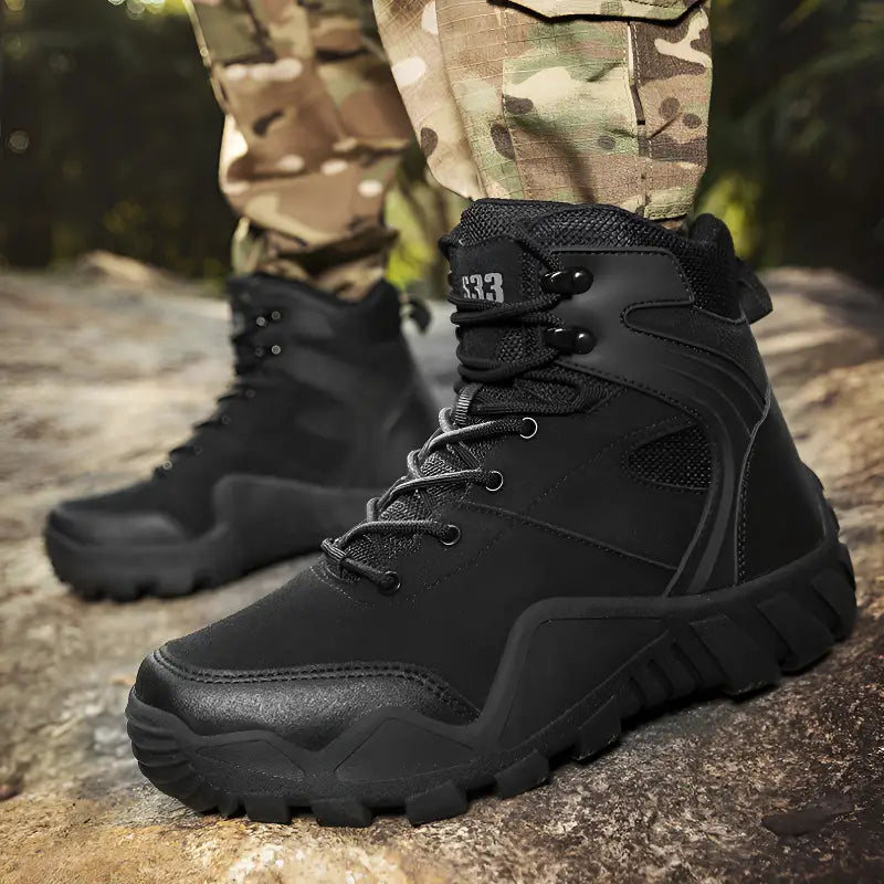 Militärstiefel Herren Leicht - Knöchelstütze - Grobstollenprofil