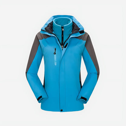 3-in-1 Jacke Damen - wasserdicht - mit herausnehmbarem Fleece