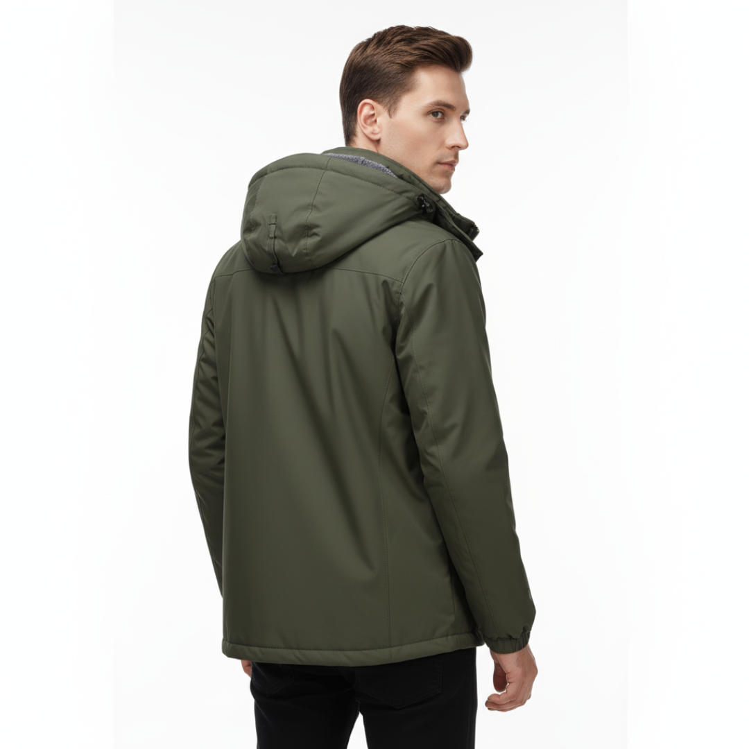 Winterjacke Herren Wasserdicht - Gefütterte Übergangsjacke, bis 7XL