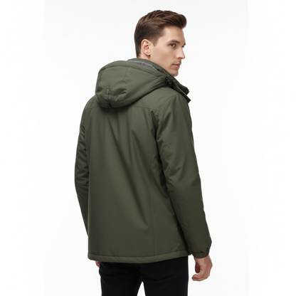 Winterjacke Herren Wasserdicht - Gefütterte Übergangsjacke, bis 7XL