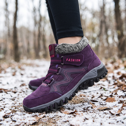 Winterstiefel Damen lila Wanderstiefel