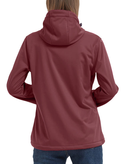 Softshelljacke Damen - Mit Fleecefutter - Verstellbare Kapuze