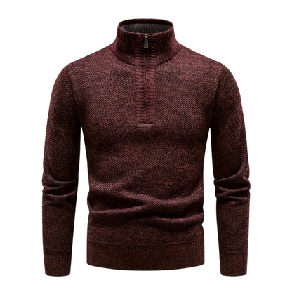 Strickpullover Herren - Fleecefutter - Thermo Winterpullover