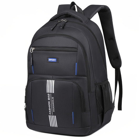 Schulrucksack für Herren - mehrere Fächer - Netzrücken