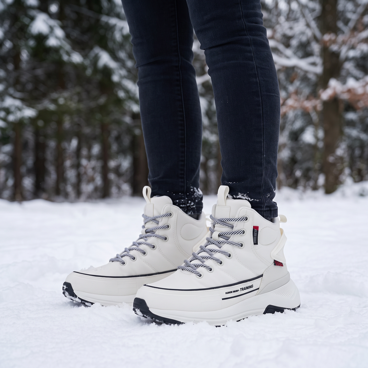 Winterstiefel Damen - gefüttert - profilierte Sohle