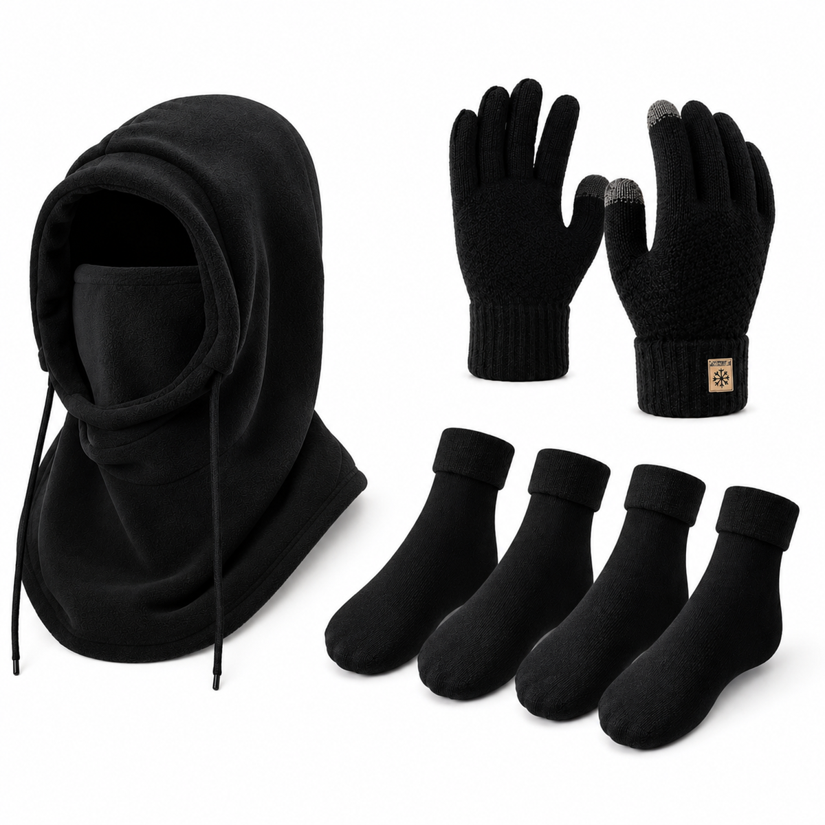 Balaclava – Balaclava, Handschuhe & Socken Set