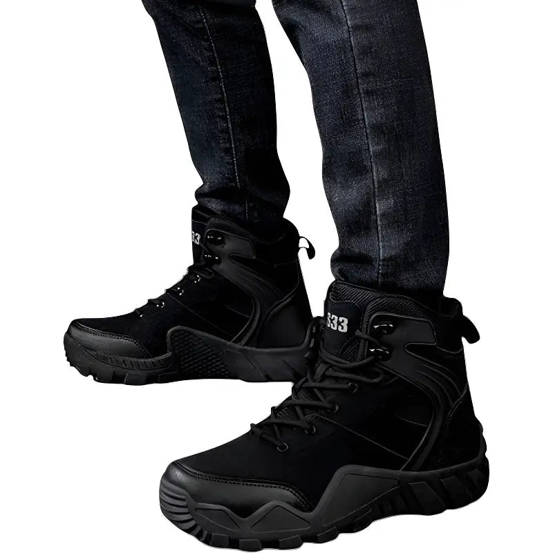 Militärstiefel Herren Leicht - Knöchelstütze - Grobstollenprofil