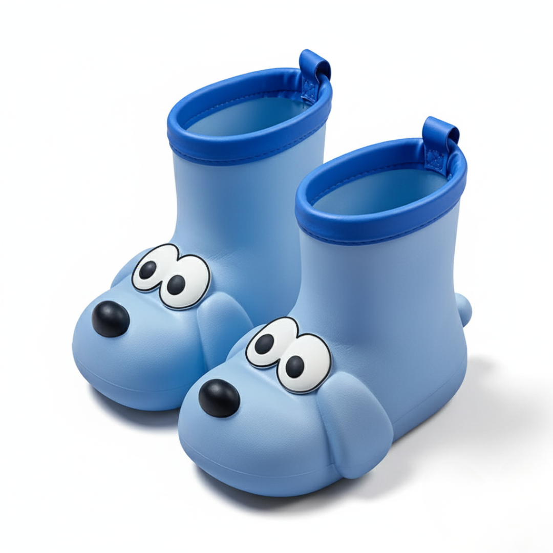 Gummistiefel Kinder - Hundemotiv - Rutschfeste Sohle
