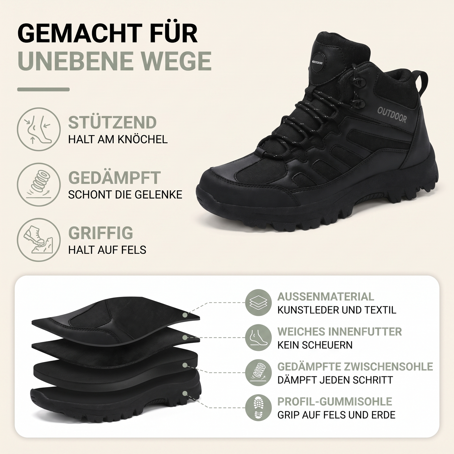 Wanderstiefel herren