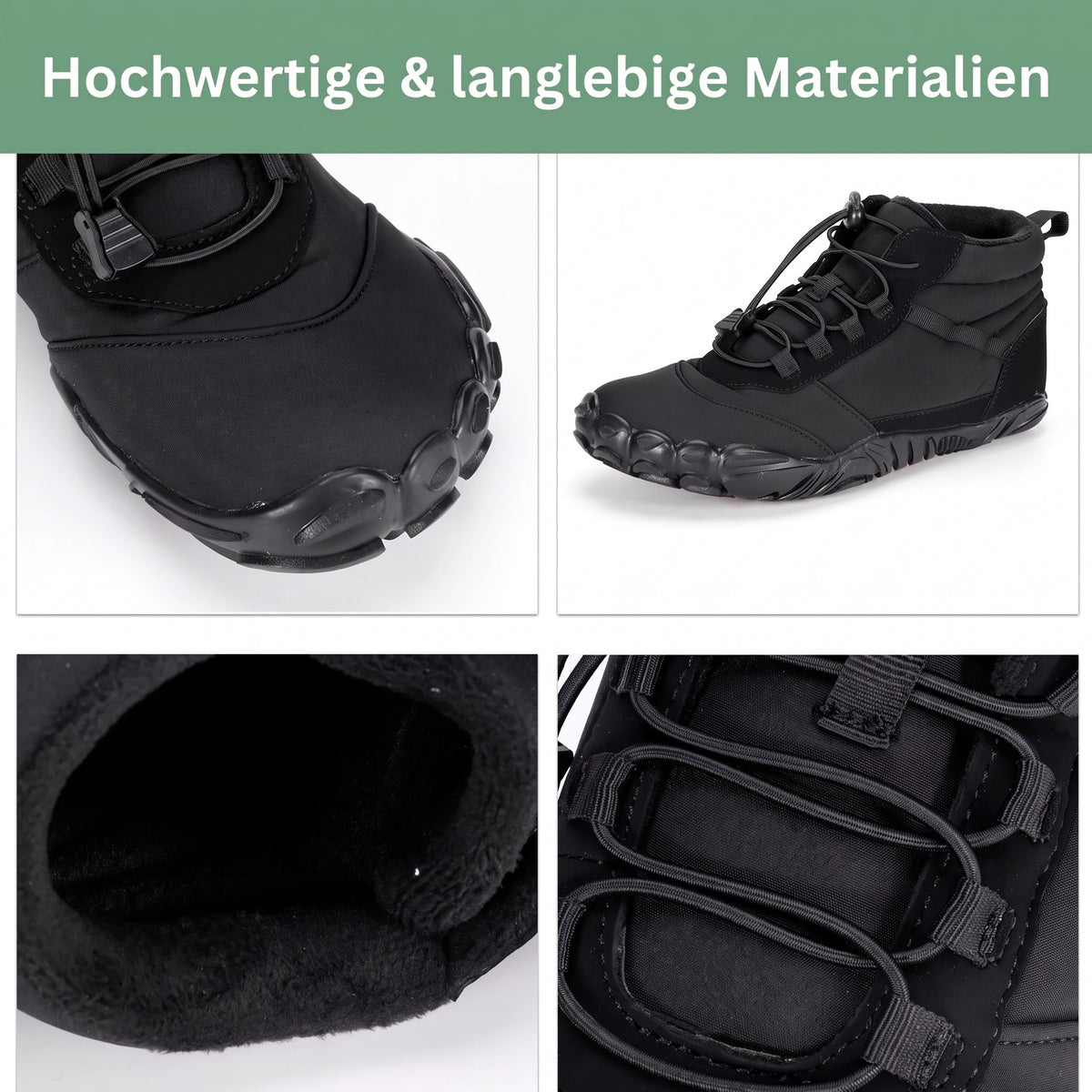 Barfußschuhe Winter – hochwertige und langlebige Materialien im Detail