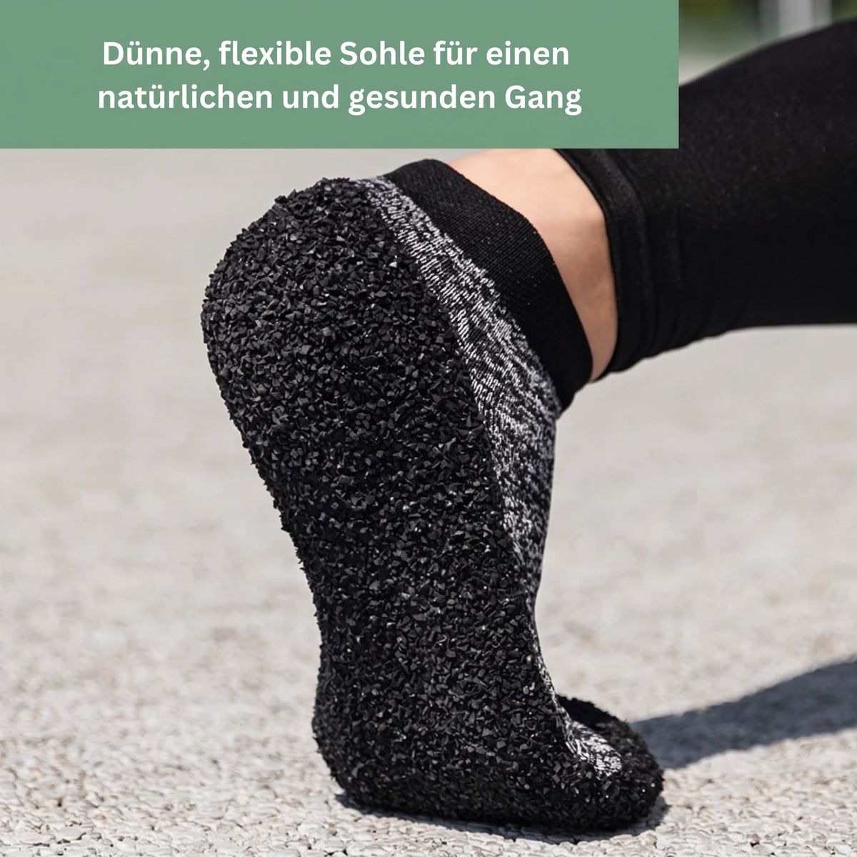 Sockenschuhe – dünne, flexible Sohle für einen natürlichen Gang