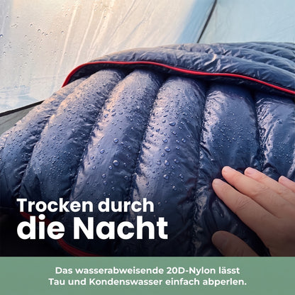 Wasserabweisendes 20D-Nylon des Schlafsacks mit Tautropfen