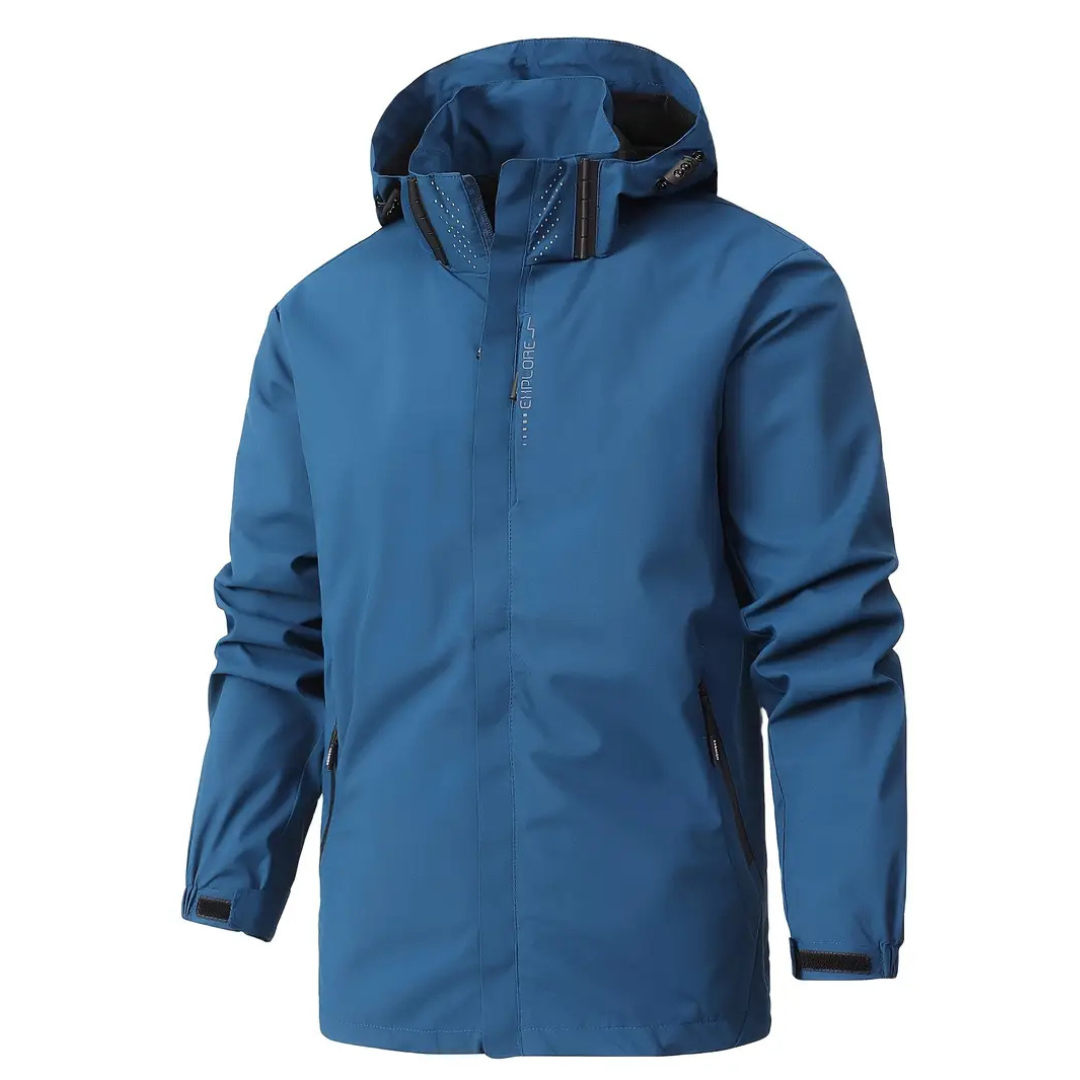 Übergangsjacke Herren Wasserdicht - Regenjacke mit Kapuze