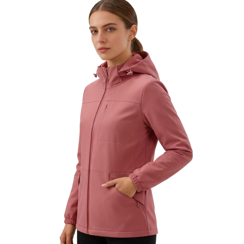 Übergangsjacke Damen Softshell - Fleecefutter - Winddicht