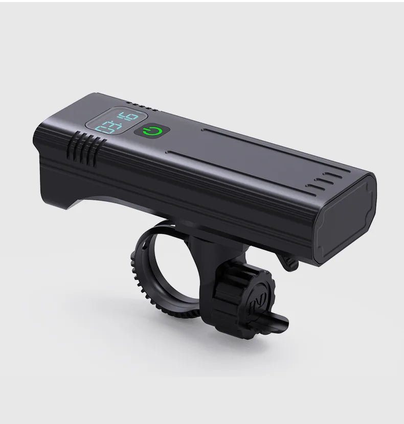 Fahrradlicht mit 12 LEDs, Digitalanzeige und 10.000-mAh-Akku mit Powerbank-Funktion – Ansicht 9