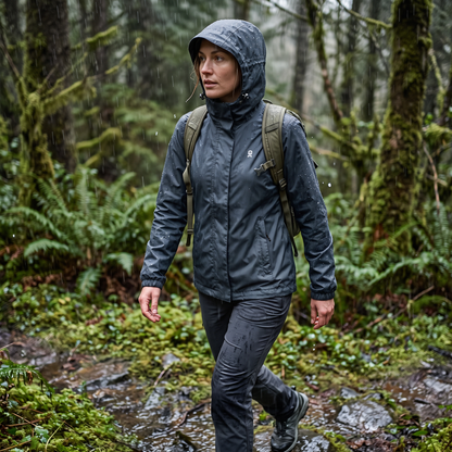 Regenjacke Damen Wasserdicht - Lifestyle im Regen