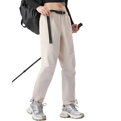 Wanderhose Damen - Wasserabweisend - Mit Gürtel und Saumkordel