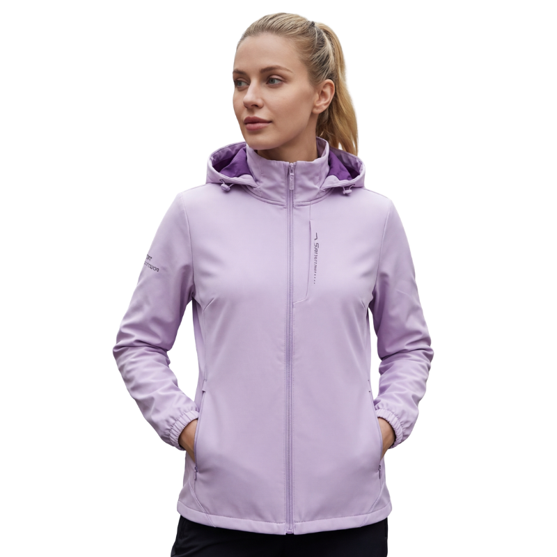 Übergangsjacke Damen Softshell - Fleecefutter - Winddicht