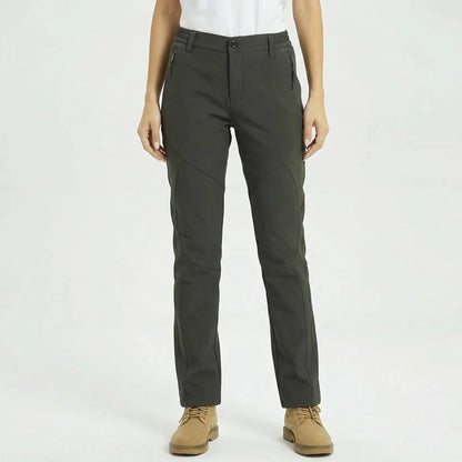 Outdoorhose Herren - fleecegefüttert - Slim Fit - wasserabweisend