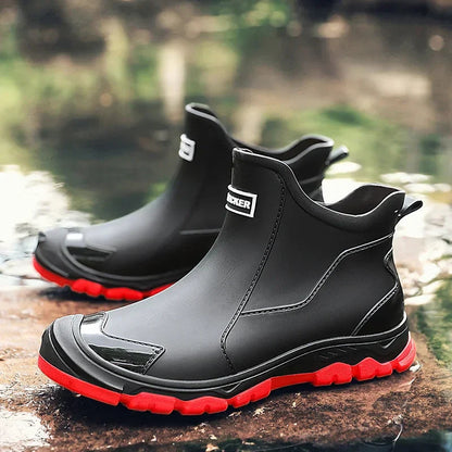 Kurze Gummistiefel Herren - knöchelhoch - Profilsohle