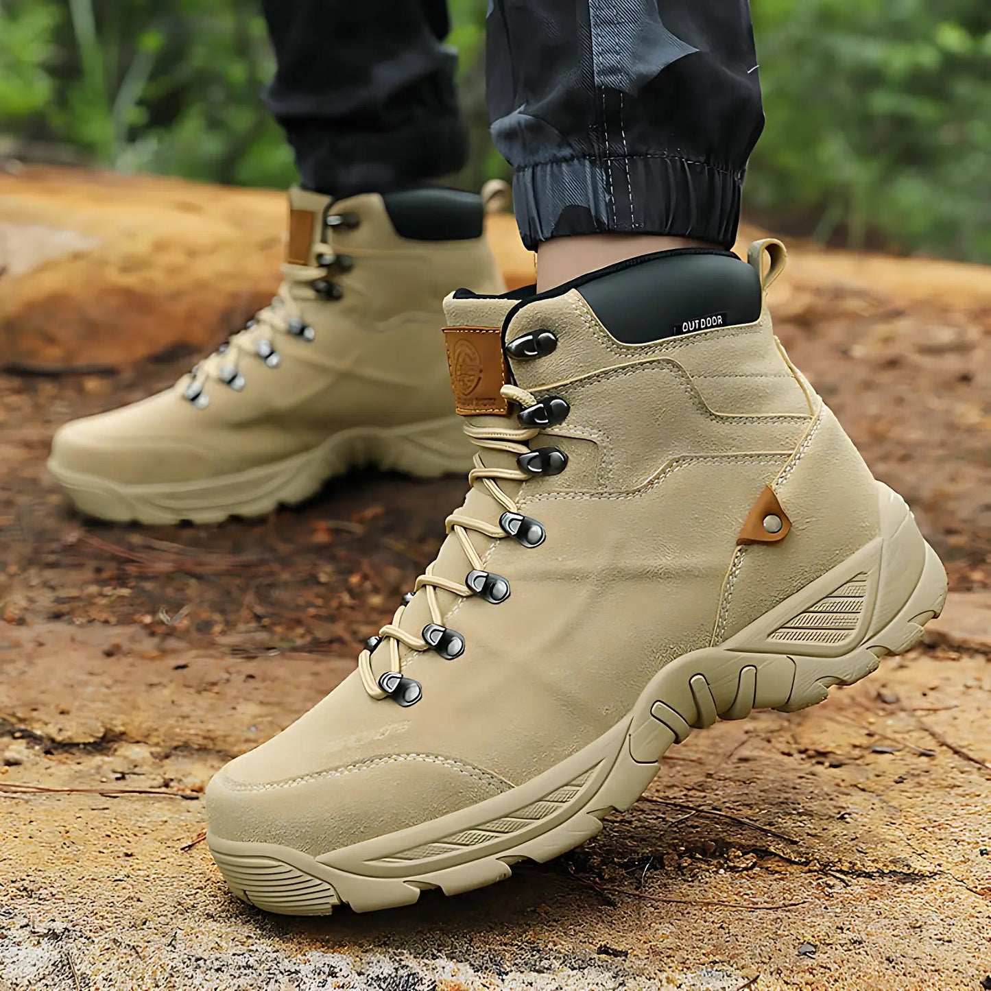 Wanderschuhe Herren Knöchelhoch - wasserdicht - Profilsohle