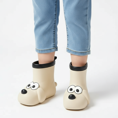 Gummistiefel Kinder - Hundemotiv - Rutschfeste Sohle