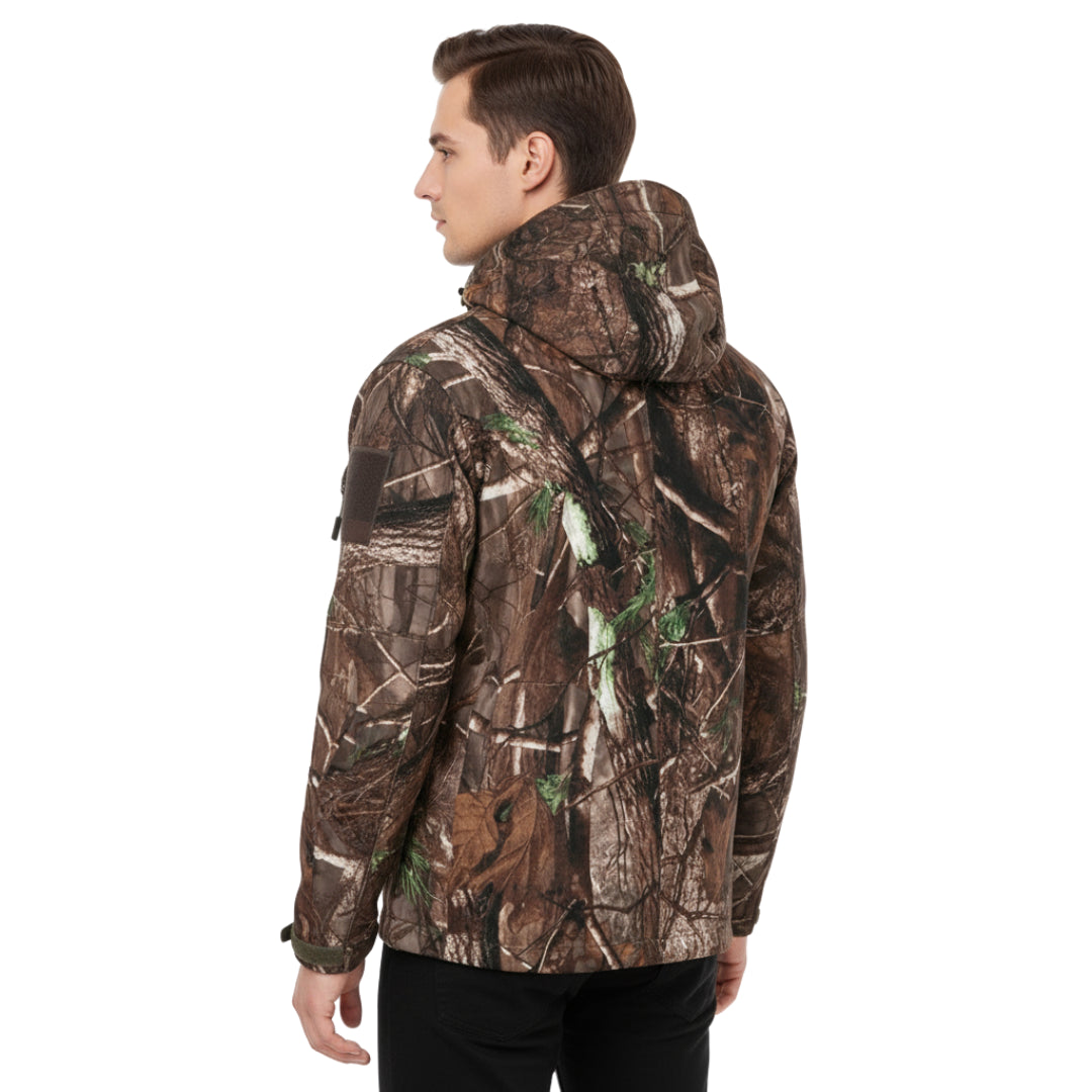 Softshelljacke Herren Camouflage - Jagdjacke - wasserdicht - winddicht