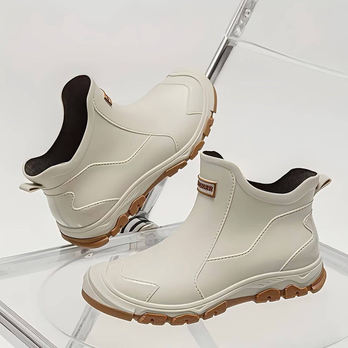 Gummistiefel Damen & Herren - Kurzschaft - Rutschfeste Chelsea Regenstiefel