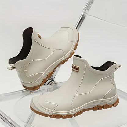 Gummistiefel Damen & Herren - Kurzschaft - Rutschfeste Chelsea Regenstiefel